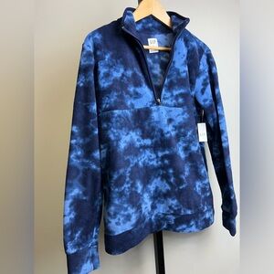 Gap Camo quarter zip sweater